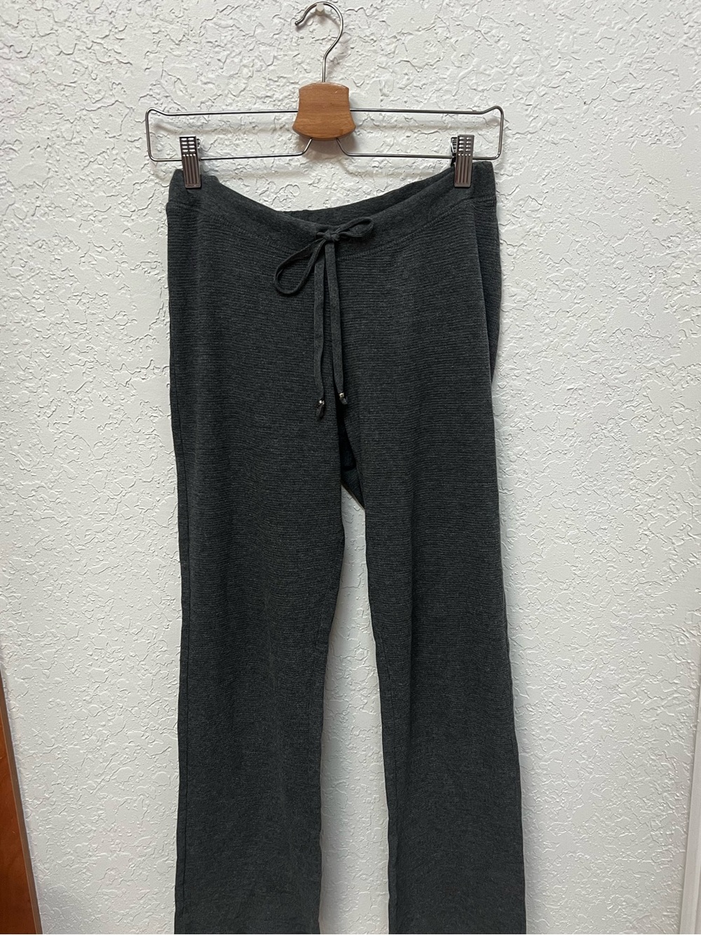 Victoria's Secret Charcoal Knit Drawstring Lounge Pants